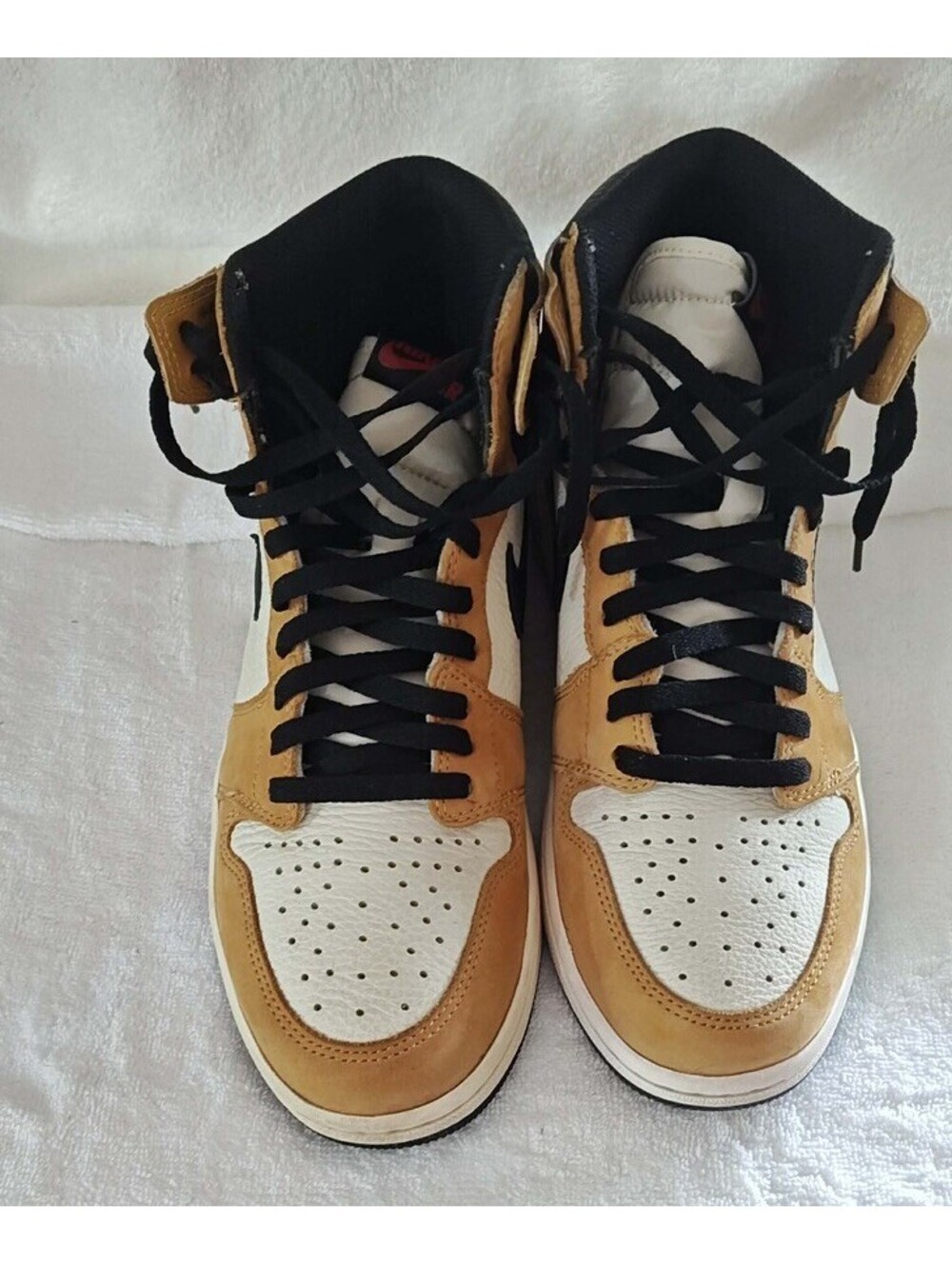 Clean! Rookie of the Year Air Jordan 1 Retro High OG 555088-700 Men's Sz- 10.5